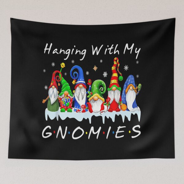 Item preview, Funny Gnomies Hangin Vintage Happy Quote Holiday With My designed and sold by Rackaam777Art.
