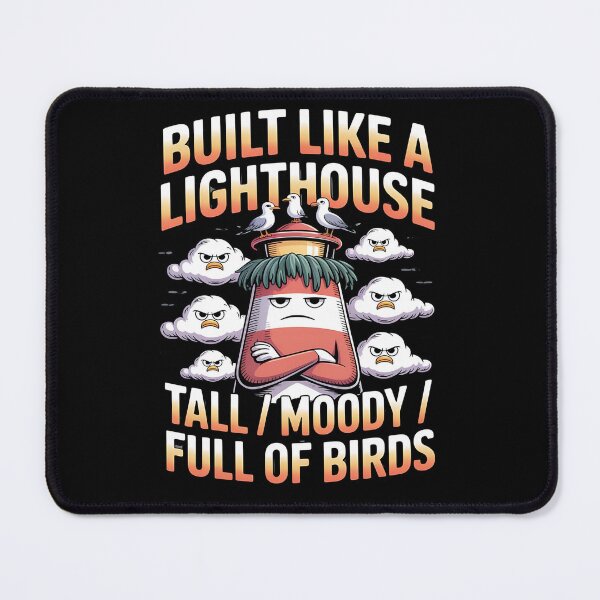 Item preview, lighthouse meme - absurd lighthouse - funny beacon - chaotic lighthouse - weird nautical - existential lighthouse - powered by panic - sea-themed - cursed lighthouse core designed and sold by JansenGS.
