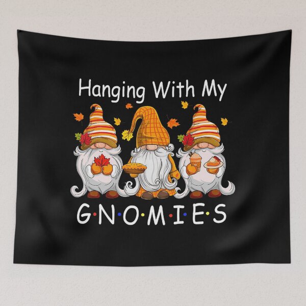 Item preview, Hangin Funny My Gnomies Quote Vintage Holiday With Happy designed and sold by Rackaam777Art.