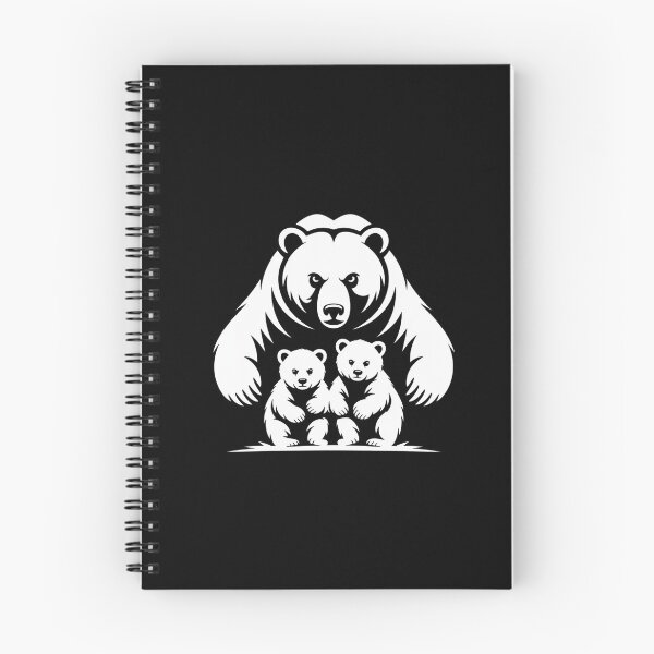 Item preview, Mama Bear Protective T-shirt - Bear Silhouette & Cubs designed and sold by Reichcorp.