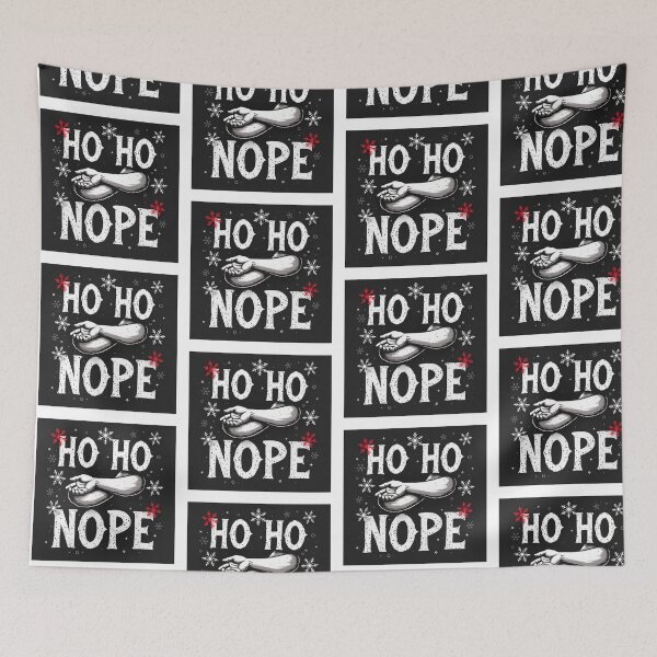 Item preview, Ho Ho Nope | Sarcastic Funny Christmas Quote designed and sold by Katedesignz.