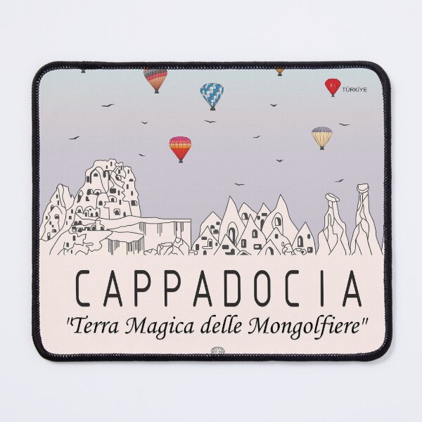 Item preview, Cappadocia Poster – Terra Magica delle Mongolfiere | Arte da Parete Turchia designed and sold by FilizDesigner.