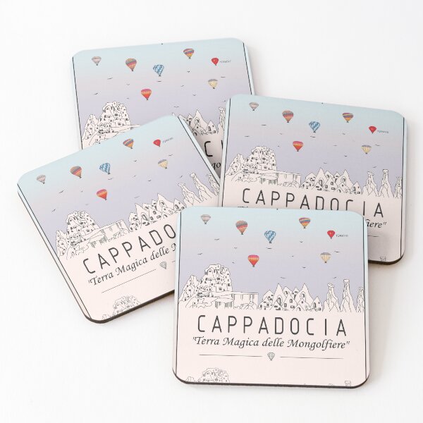 Item preview, Cappadocia Poster – Terra Magica delle Mongolfiere | Arte da Parete Turchia designed and sold by FilizDesigner.
