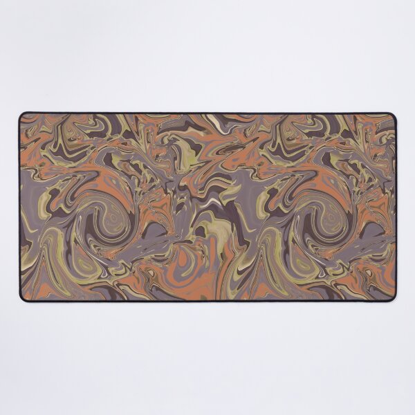 Item preview, Abstract Faux Liquid Marble Texture in Dusty Purple Golden &Orange jumbo designed and sold by aneladesigns.