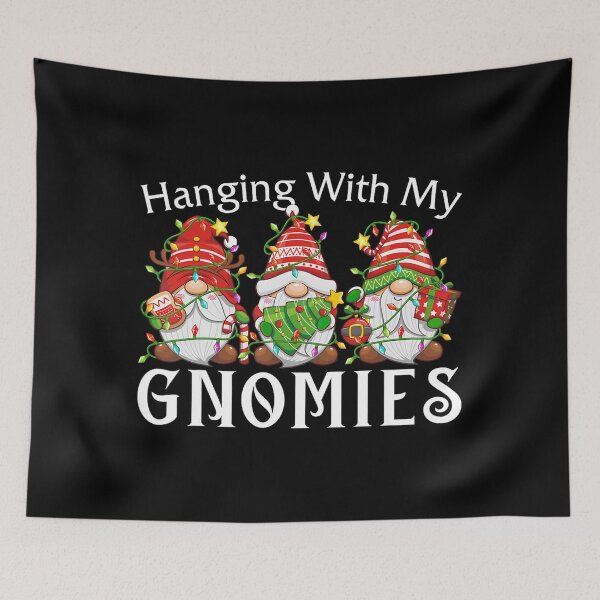 Item preview, Hangin My Happy With Holiday Quote Gnomies Vintage Funny designed and sold by Rackaam777Art.