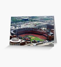 The new St. Louis Cardinals Stadium Greeting Card