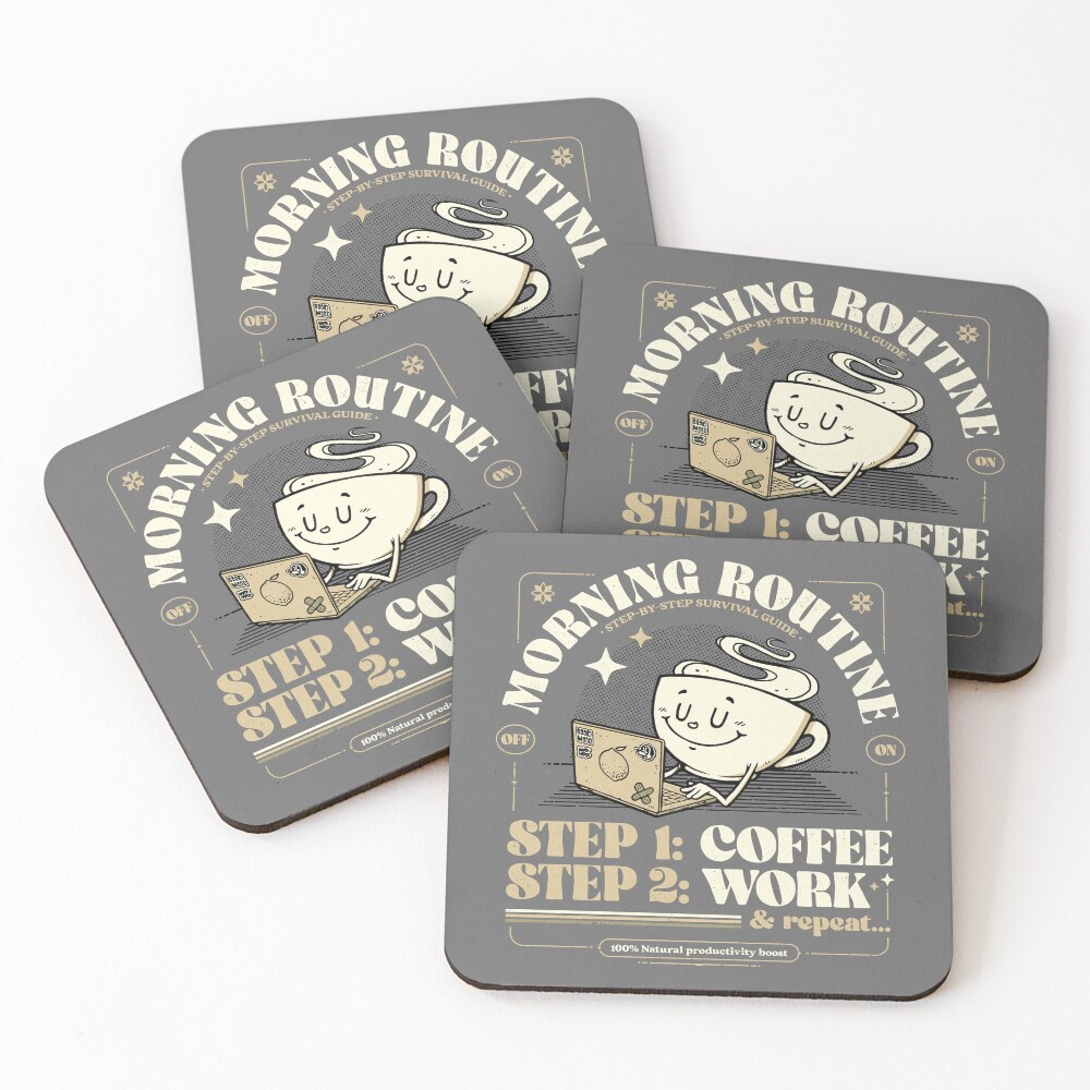 Item preview, Coasters (Set of 4) designed and sold by studioemeseis.