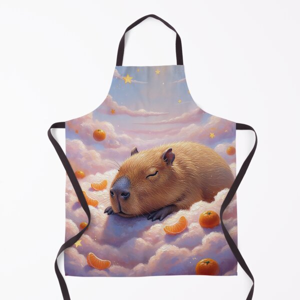 Item preview, A capybara sleeps on pink clouds designed and sold by cloud lee.