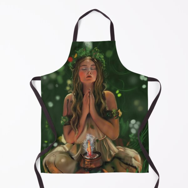 Item preview, Nature Goddess Meditation – Spiritual Forest Energy Art designed and sold by jassoart.