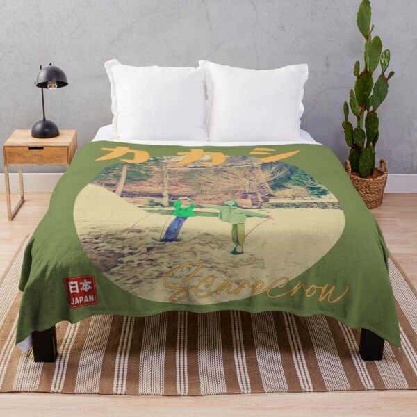 Item preview, Scarecrow in Snowy Japan Village designed and sold by JapanPopArt.