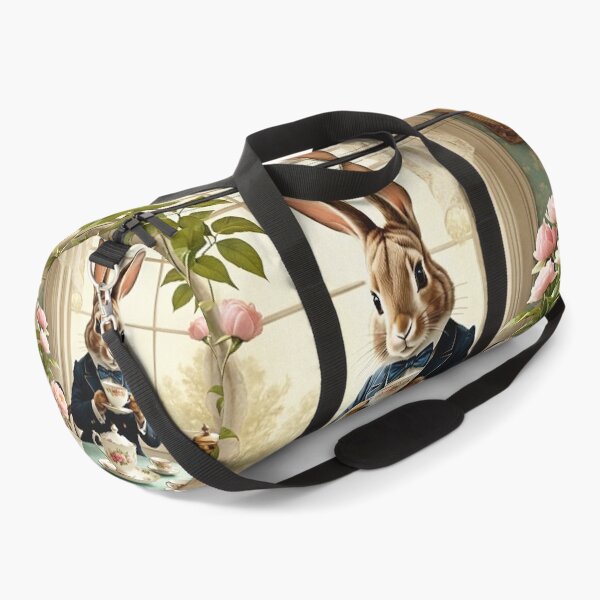Item preview, Easter Bunny Drinking Tea | Gift for Easter designed and sold by UnhingedBird.