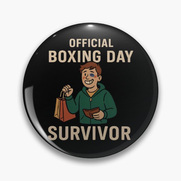 Item preview, Official Boxing Day Survivor – Funny Post-Holiday Shopping designed and sold by SidTastic .