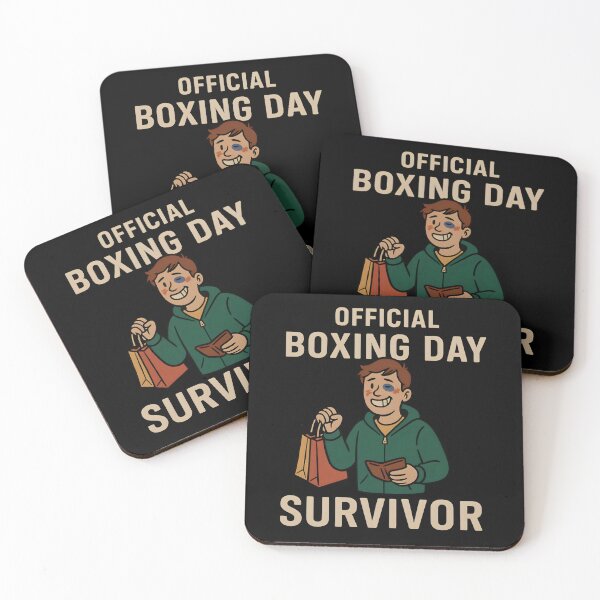 Item preview, Official Boxing Day Survivor – Funny Post-Holiday Shopping designed and sold by SidTastic .