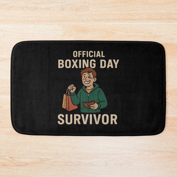 Item preview, Official Boxing Day Survivor – Funny Post-Holiday Shopping designed and sold by SidTastic .