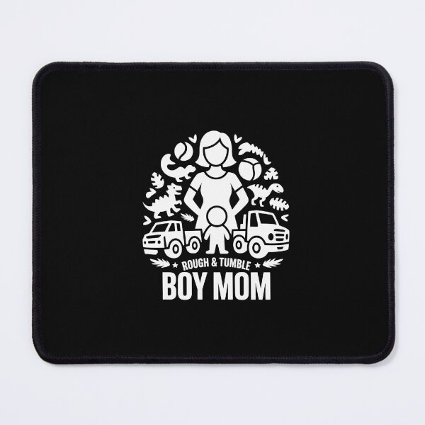Item preview, Rough & Tumble Boy Mom Pride Tees - Blue Designs designed and sold by Reichcorp.