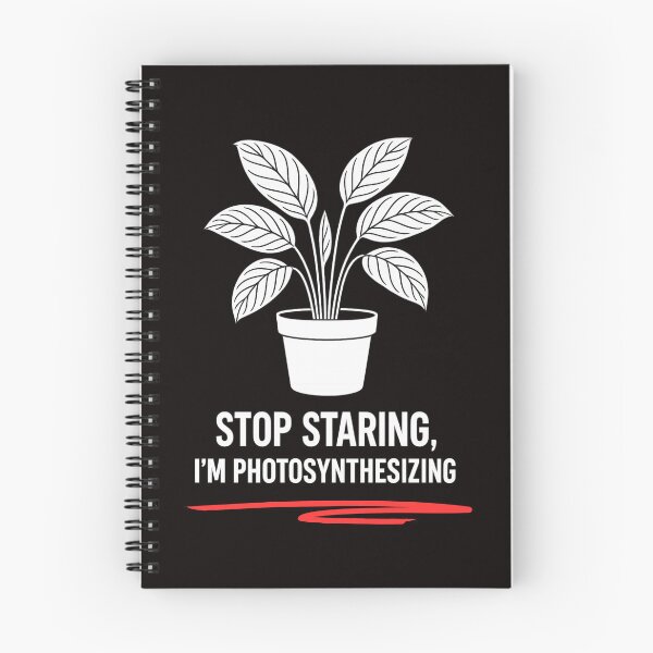 Item preview, Calathea Plant Line Art – “Stop Staring, I’m Photosynthesizing” | Minimalist Botanical Design designed and sold by Tadeusz1.