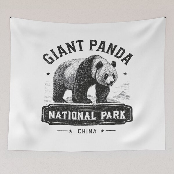 Item preview, Giant Panda National Park - China  designed and sold by GoodOldVintage.