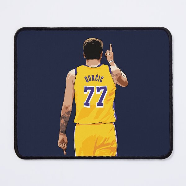 Item preview, Luka Doncic Pointing Vector Back YellowQiangy designed and sold by qiangdade.