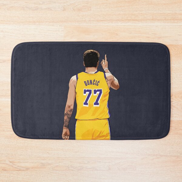 Item preview, Luka Doncic Pointing Vector Back YellowQiangy designed and sold by qiangdade.