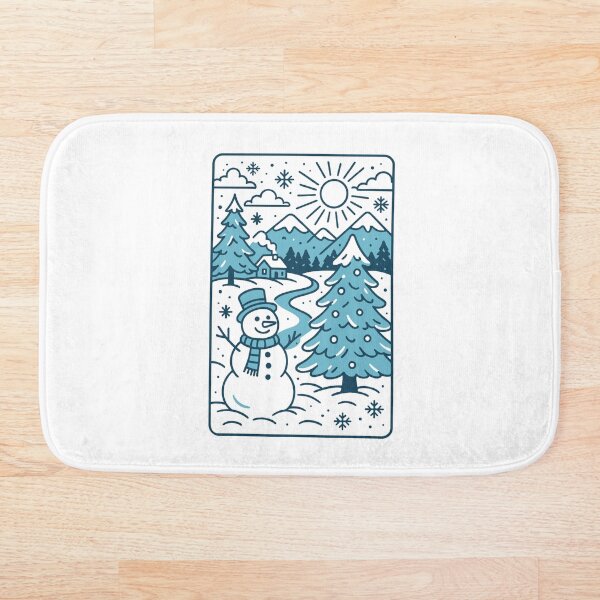 Item preview, Winter Serenity — Minimalist Line Art Landscape designed and sold by DKunic.