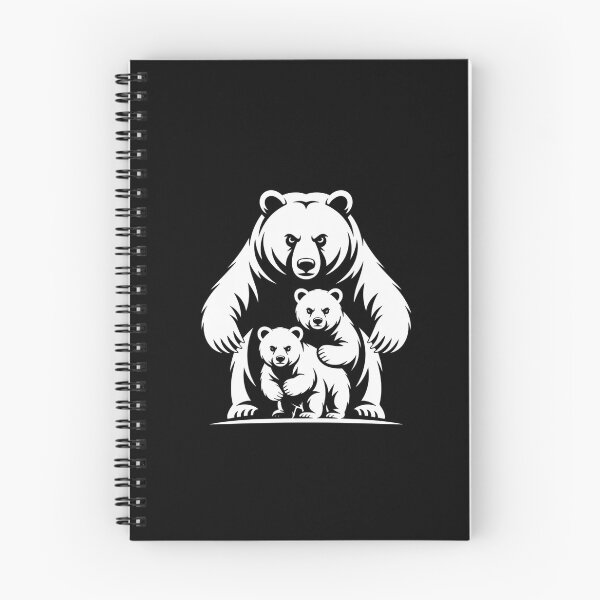 Item preview, Mama Bear Protective T-Shirt - Bear Silhouette & Cubs designed and sold by Reichcorp.