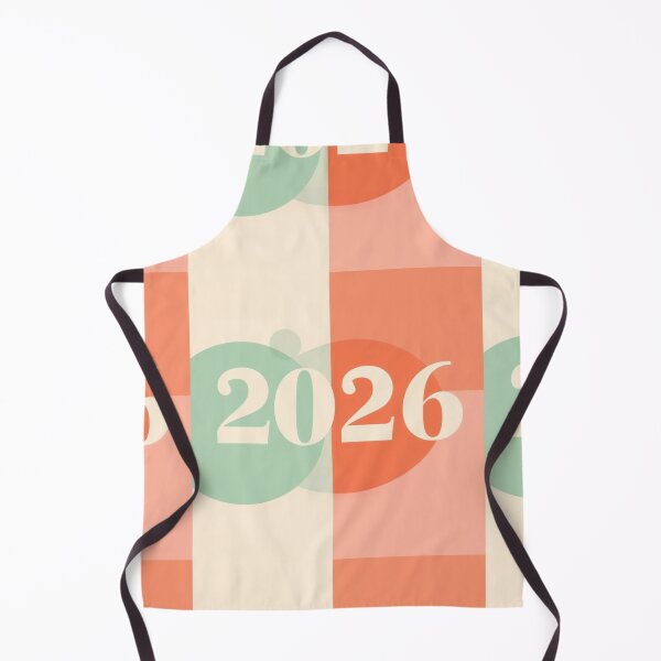 Item preview, Retro 2026 Graphic in Coral and Mint Circles designed and sold by SassyArtistry.