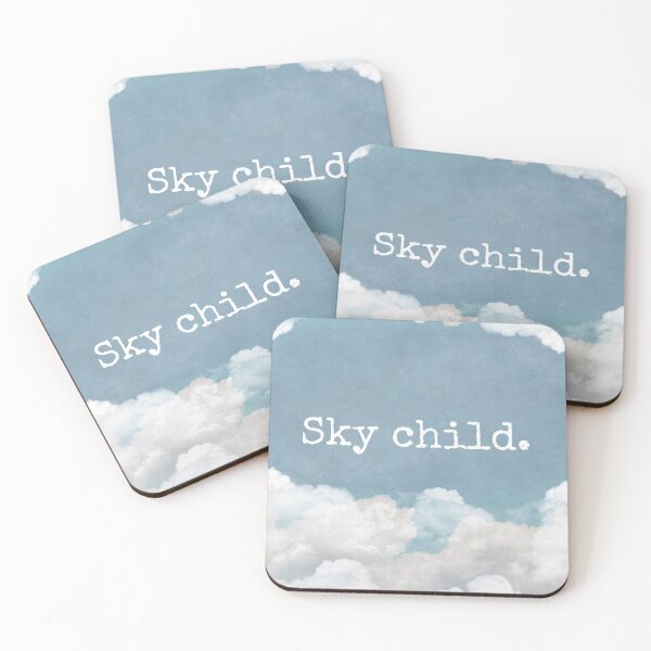 Item preview, Skychild – Dreamlike Vintage Collage of Clouds, Moon & Inner Innocence designed and sold by Sersery.