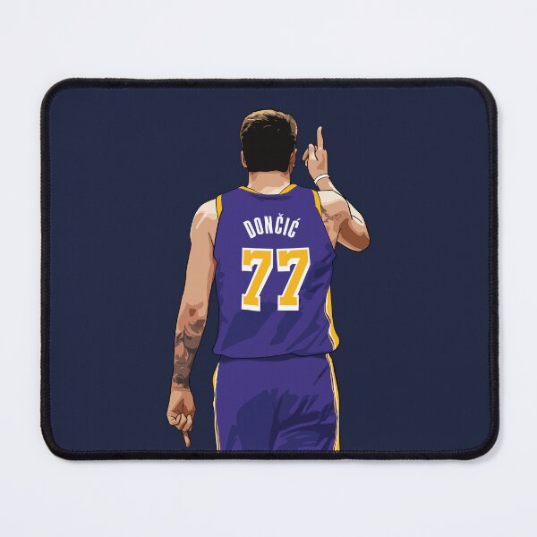 Item preview, Luka Doncic Pointing Vector Back Purple Qiangy designed and sold by qiangdade.
