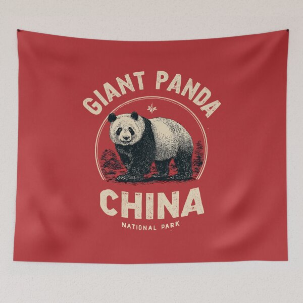 Item preview, Giant Panda National Park - China  designed and sold by GoodOldVintage.