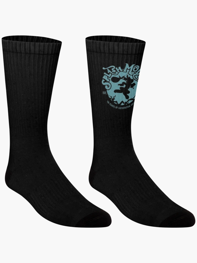Thumbnail 3 of 5, Socks, Retro Silhouette Riders Splash Scene designed and sold by Raeleaines.