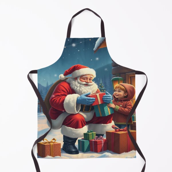 Item preview, Santa Claus, Christmas holidays, Christmas atmosphere, Christmas tree, toys, sharing, children, mountain designed and sold by Redbdon.