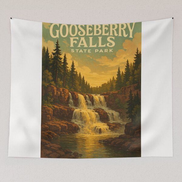 Item preview, Gooseberry Falls State Park Minnesota designed and sold by Places On Earth.