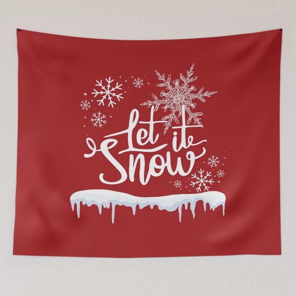 Item preview, Let it Snow – Wintery Snowflake Design designed and sold by SparkLuxe.