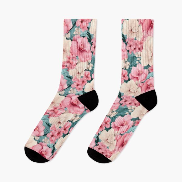 Item preview, #4 Floral Pattern. Orchid flowers illustration pattern designed and sold by Fleurseam-art.