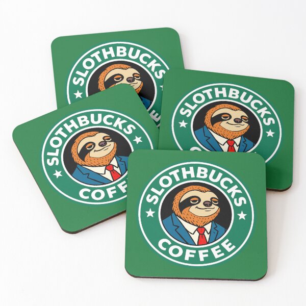 Artikelvorschau, Sloth Bucks Coffee entworfen und verkauft von plushism.