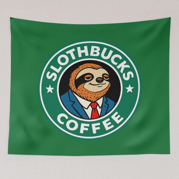 Artikelvorschau, Sloth Bucks Coffee entworfen und verkauft von plushism.