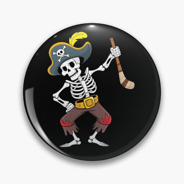 Item preview, Dabbing Skeleton Pirate Hockey Lover designed and sold by TorjeARTStore.