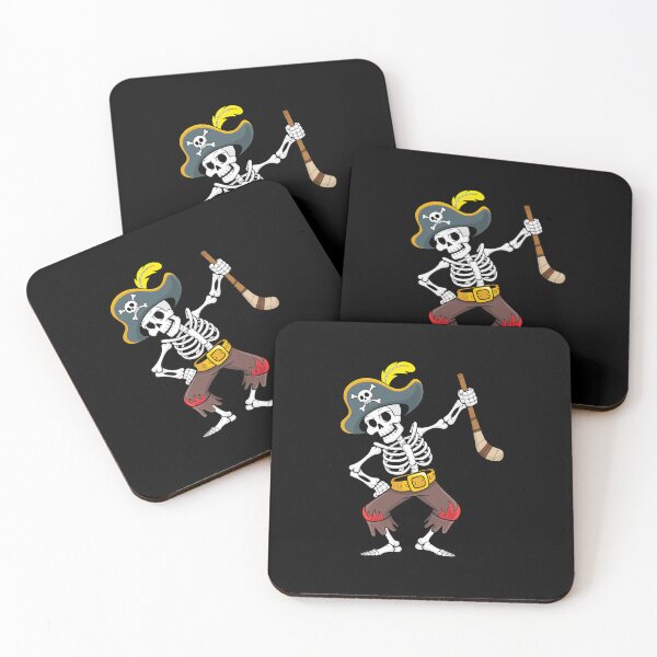 Item preview, Dabbing Skeleton Pirate Hockey Lover designed and sold by TorjeARTStore.