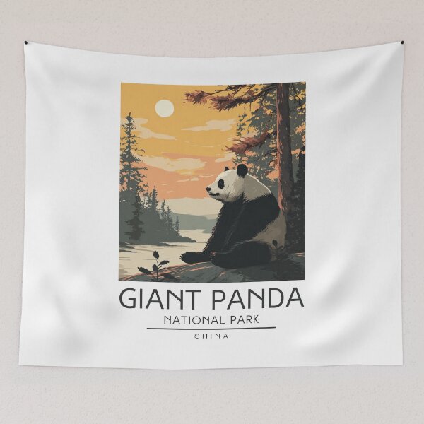 Item preview, Giant Panda National Park - China  designed and sold by GoodOldVintage.