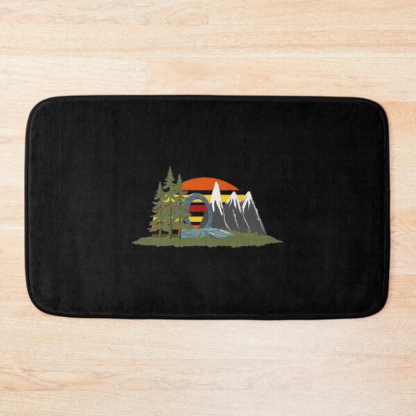 Item preview, Nature River With Retro Sunrise designed and sold by cssijcby.