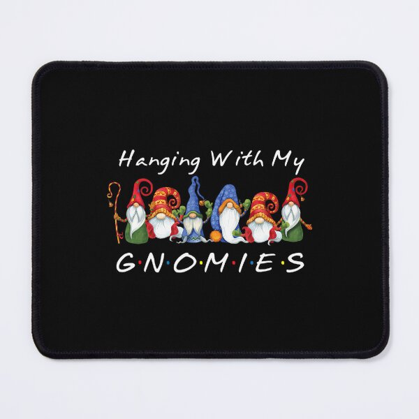 Item preview, Funny Holiday Hangin Gnomies Quote With Happy Vintage My designed and sold by Rackaam777Art.