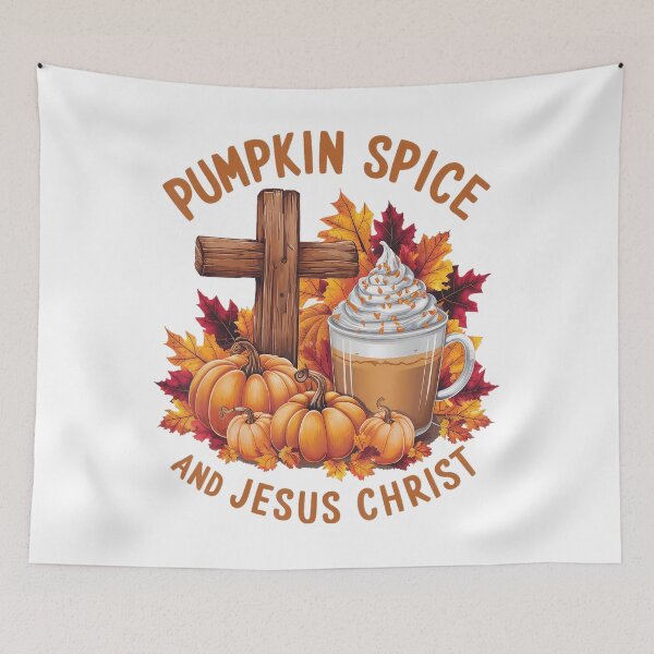 Item preview, Jesus Spice Retro Christ and Vintage Pumpkin Classic Funny Christmas designed and sold by JamieFmorriSS.
