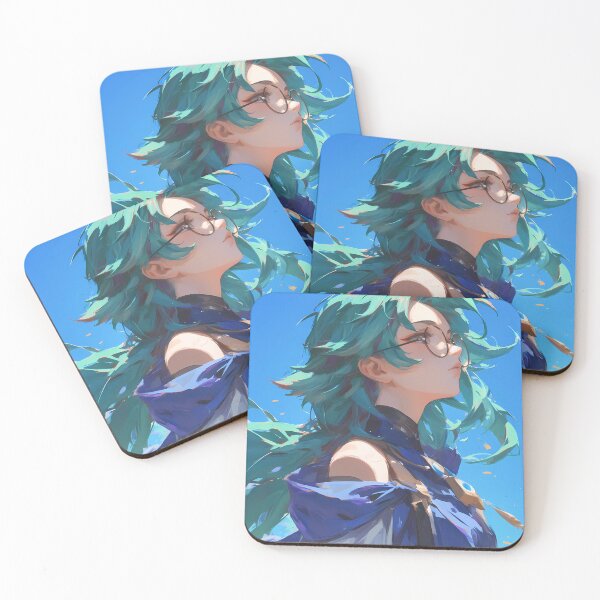 Item preview, Baizhu Genshin Impact mysterious healer forest green anime character designed and sold by HumbertoValveno.