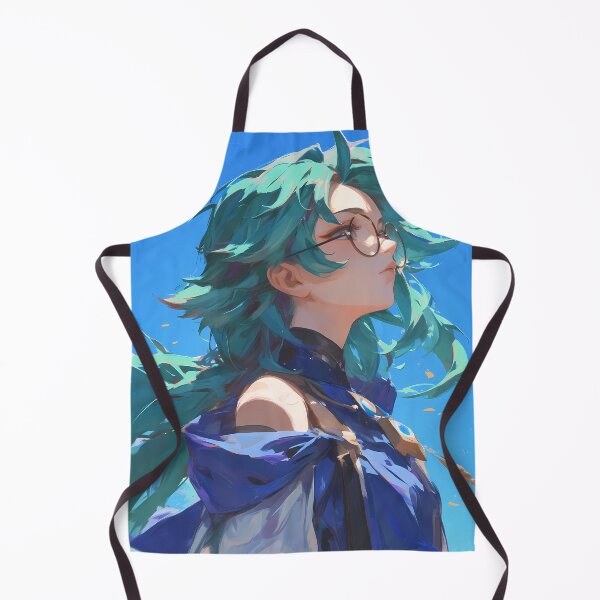Item preview, Baizhu Genshin Impact mysterious healer forest green anime character designed and sold by HumbertoValveno.