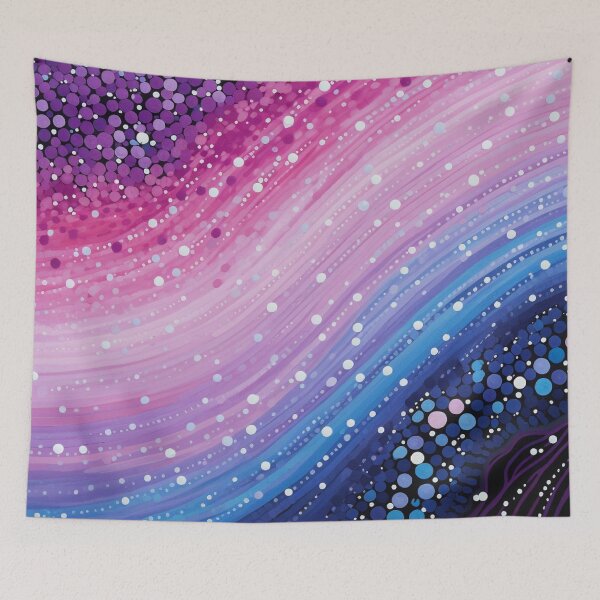 Item preview, Aboriginal Inspired Dot Art - Stream of Fairy-Tale Dreams designed and sold by GrinGalore.