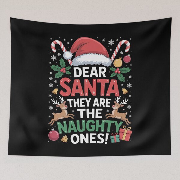 Item preview, Dear Santa They Are The Naughty Ones Christmas designed and sold by TorjeARTStore.