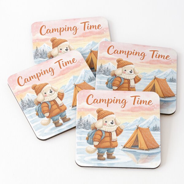 Item preview, Winter Camping Poodle designed and sold by Kedspicedesign.