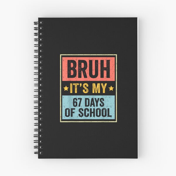 Item preview, Bruh Its My 67 Days Of School Vintage Six Seven Meme Teacher  designed and sold by cawtoon.