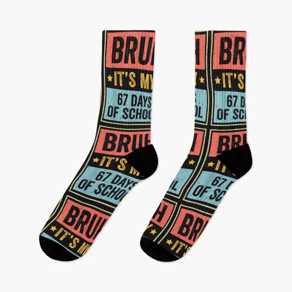 Item preview, Bruh Its My 67 Days Of School Vintage Six Seven Meme Teacher  designed and sold by cawtoon.