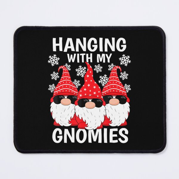 Item preview, Holiday Funny Vintage Quote Happy Hangin My With Gnomies designed and sold by Rackaam777Art.